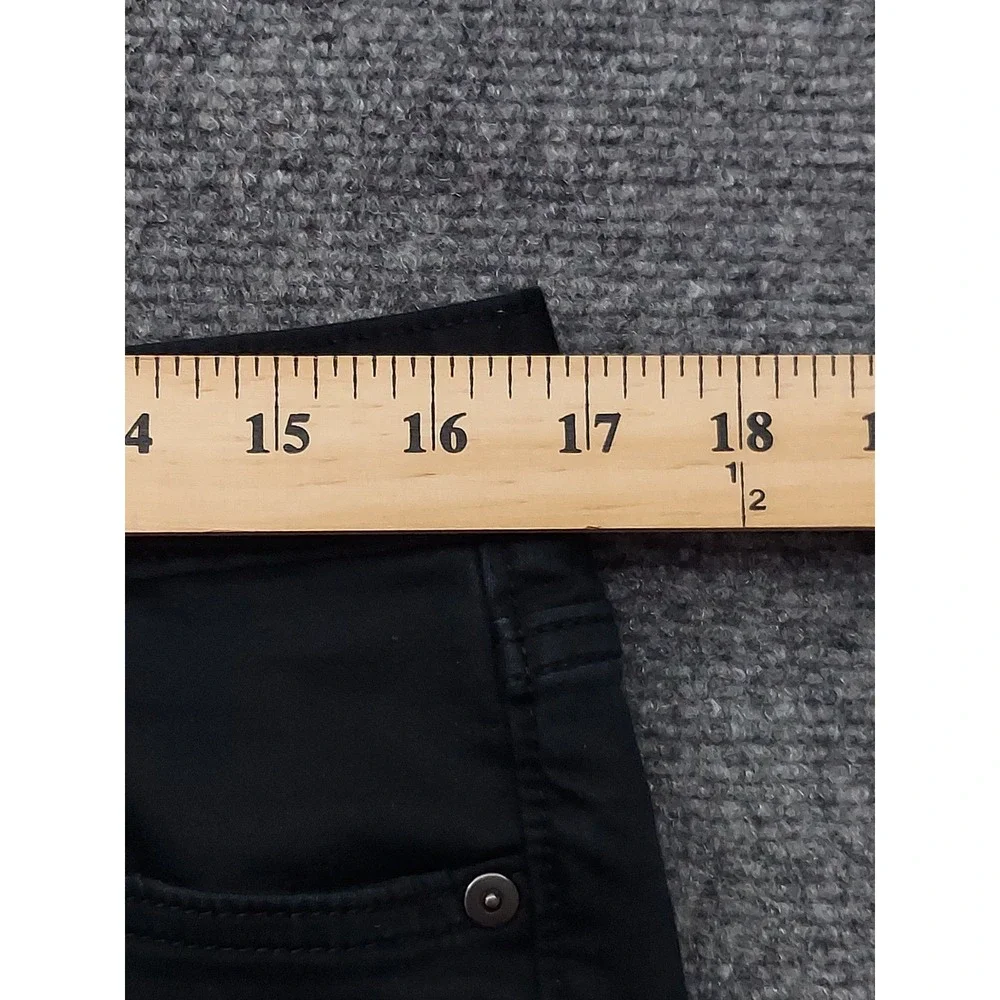 BANANA REPUBLIC Travel Jean Pants Mens 32x34 Black Stretch Athletic Fit Dark